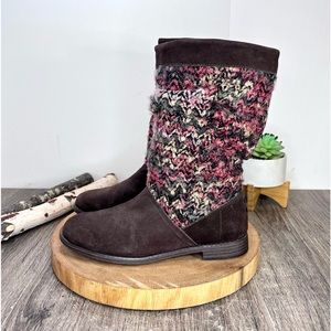 *Toms | Serra Slouchy Sweater and Brown Suede Boots Women's Size 7.5